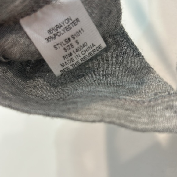 Signature 8 small women’s grey strappy chocker bralette elevated basic layer - Picture 5 of 6